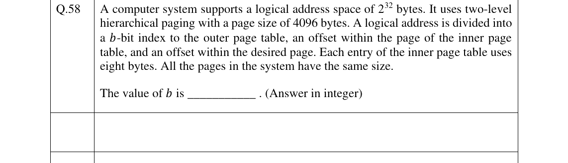 GATE 2025 CS question 58