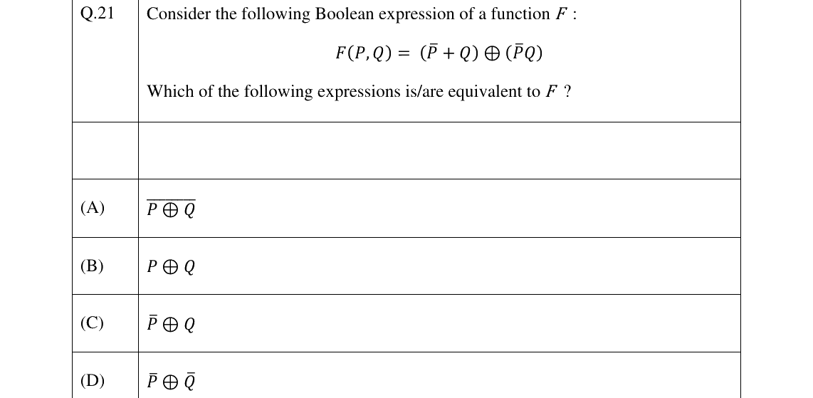 GATE 2026 CS question 21