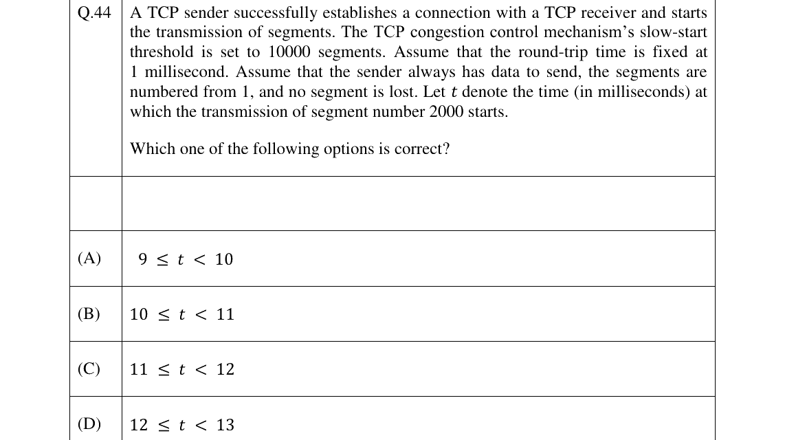 GATE 2026 CS question 44