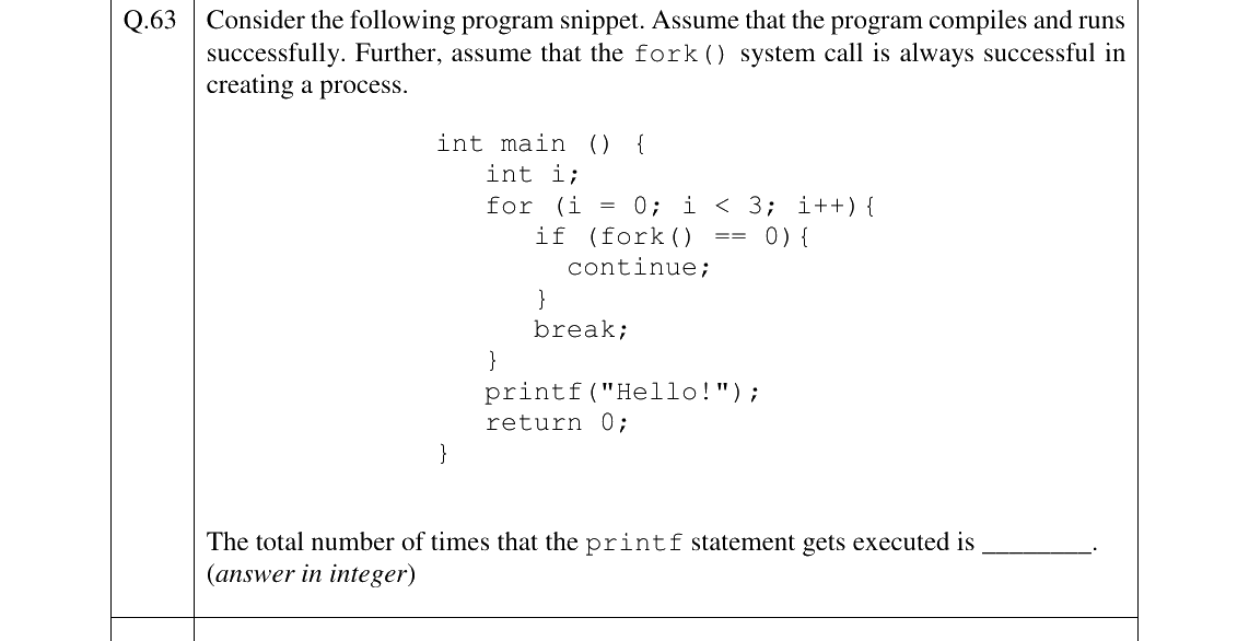 GATE 2026 CS question 63