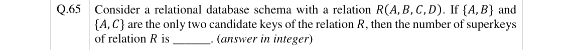GATE 2026 CS question 65