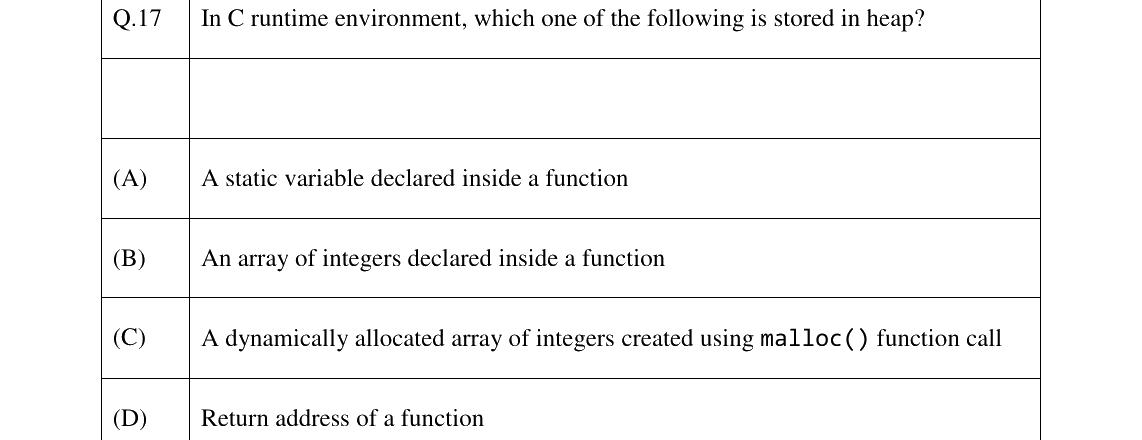GATE 2026 CS question 17