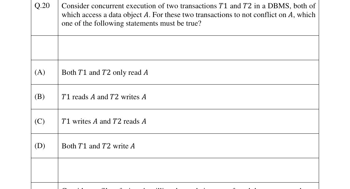 GATE 2026 CS question 20