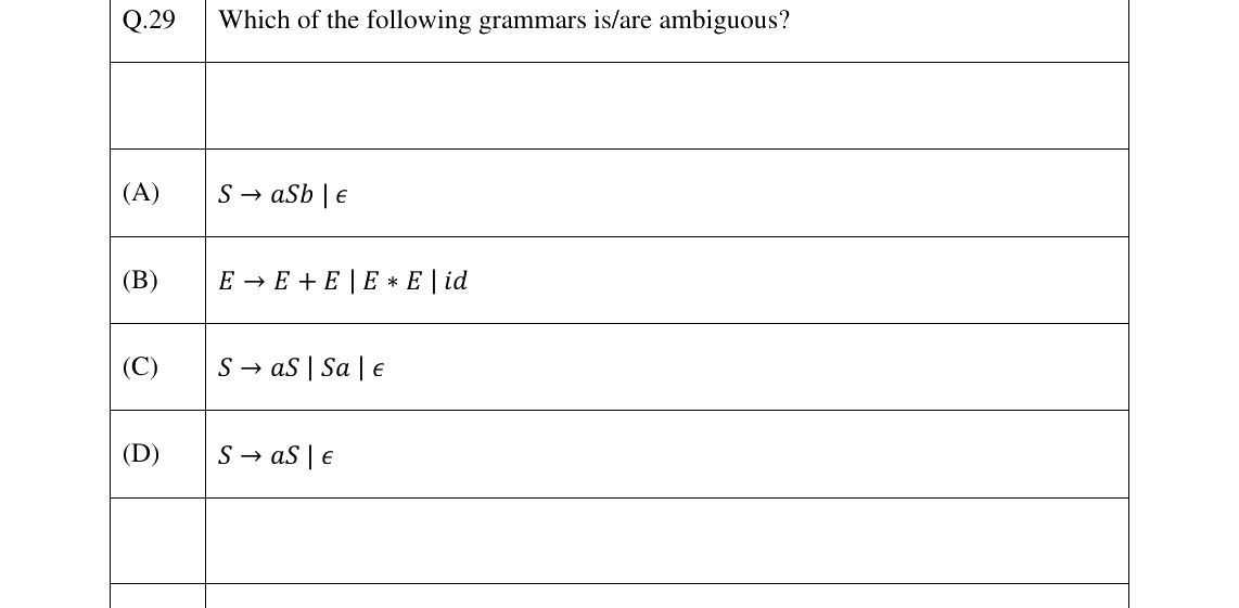 GATE 2026 CS question 29