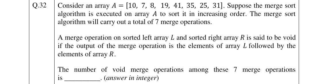 GATE 2026 CS question 32