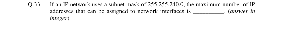 GATE 2026 CS question 33