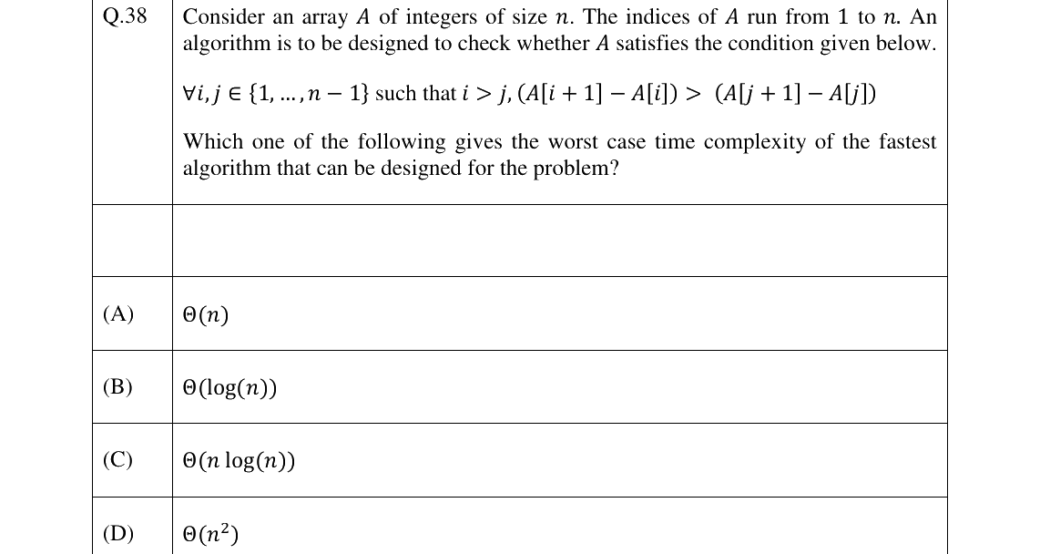 GATE 2026 CS question 38