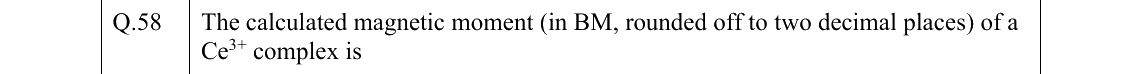 GATE 2022 CY question 58