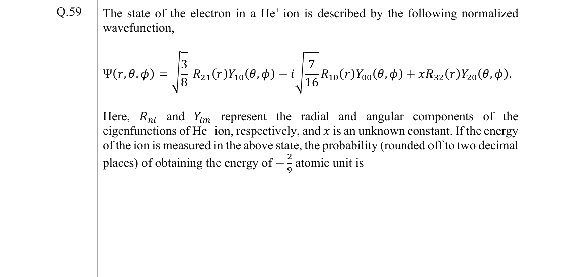 GATE 2022 CY question 59