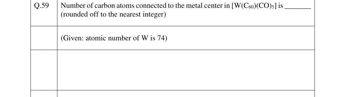 GATE 2023 CY question 59