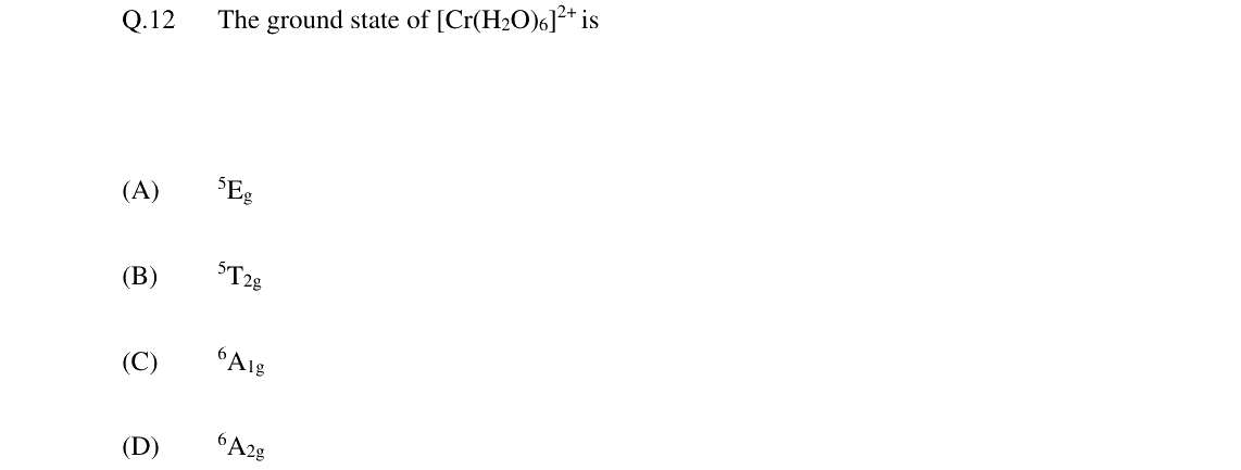 GATE 2024 CY question 12