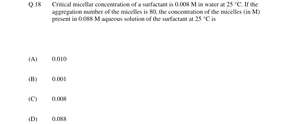 GATE 2024 CY question 18