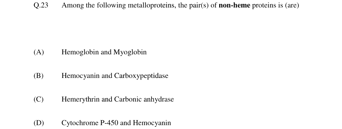 GATE 2024 CY question 23