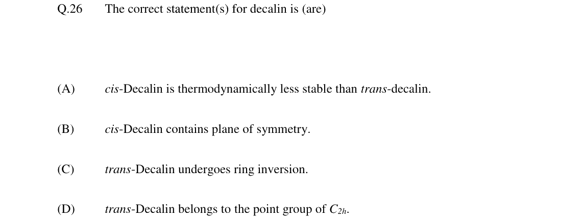GATE 2024 CY question 26
