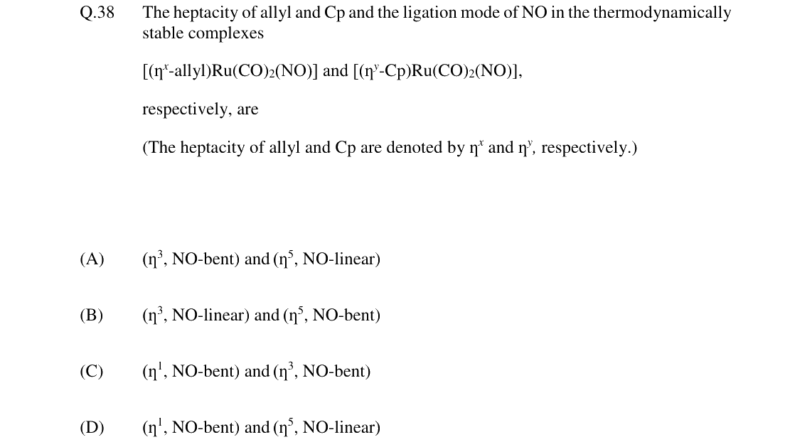 GATE 2024 CY question 38