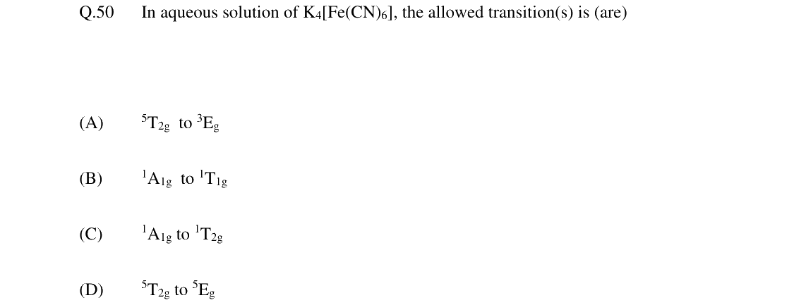 GATE 2024 CY question 50