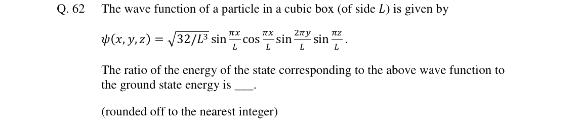 GATE 2024 CY question 62