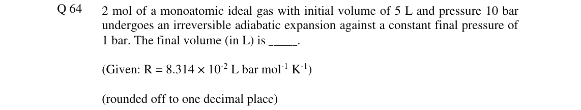 GATE 2024 CY question 64