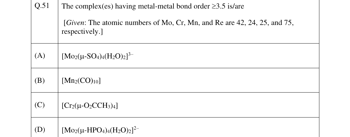 GATE 2025 CY question 51