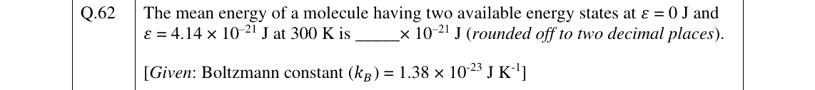 GATE 2025 CY question 62