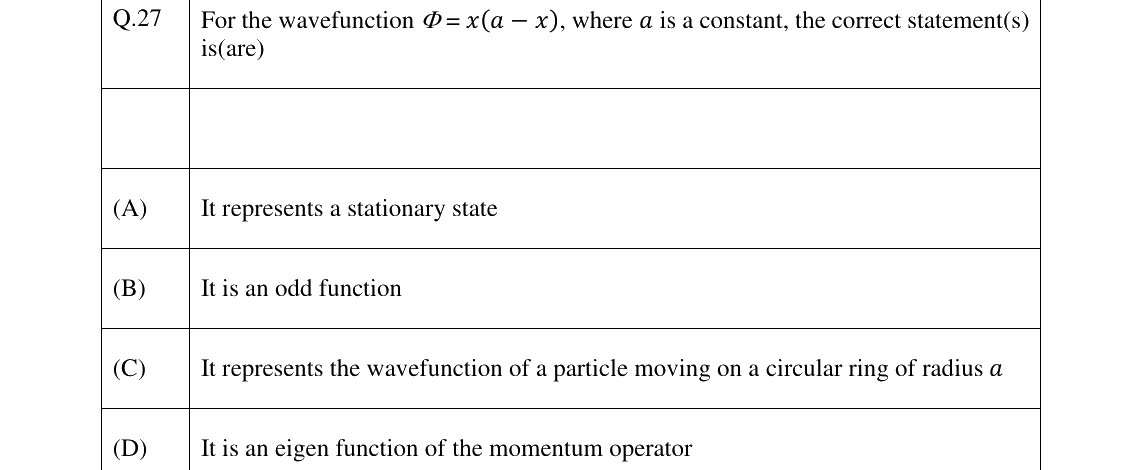GATE 2026 CY question 27