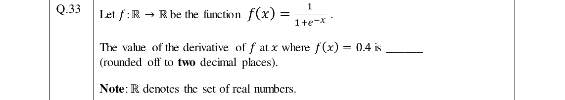 GATE 2024 DA question 33