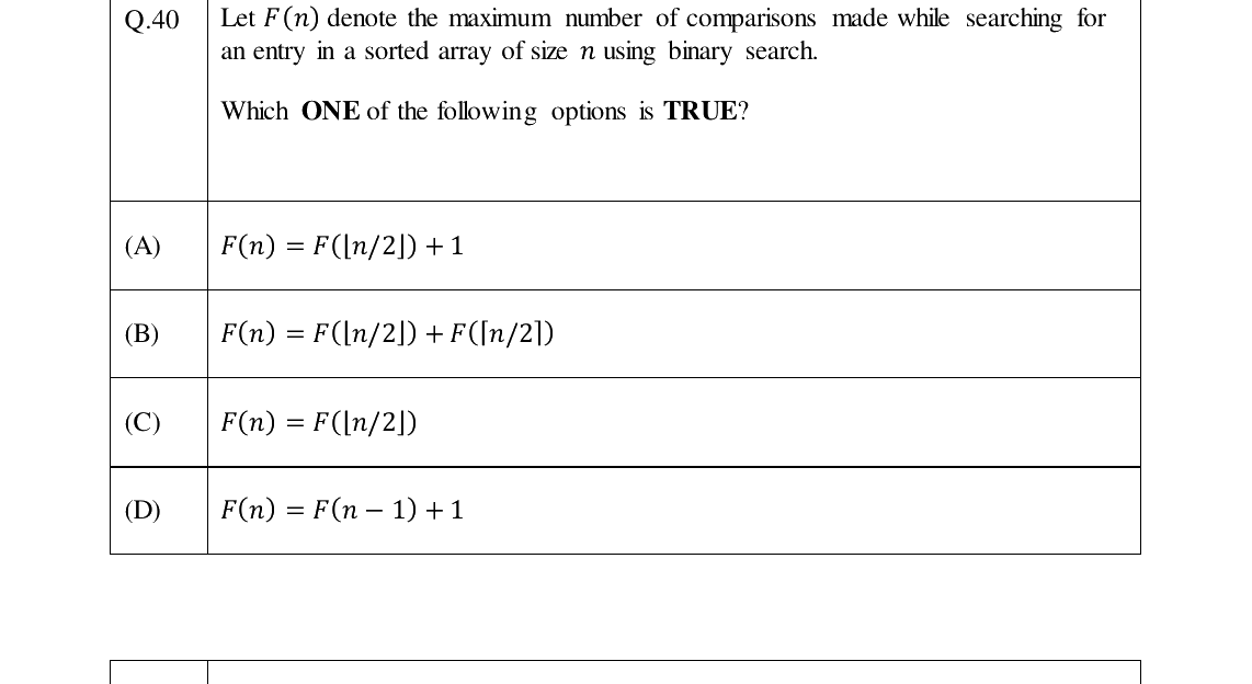 GATE 2024 DA question 40