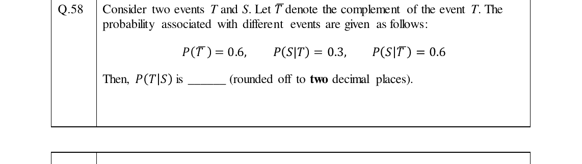 GATE 2024 DA question 58