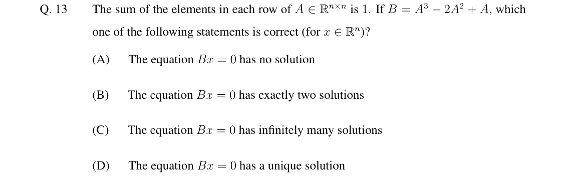 GATE 2025 DA question 13