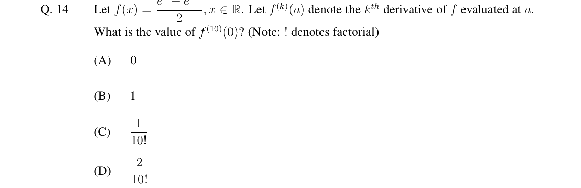 GATE 2025 DA question 14