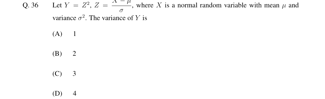 GATE 2025 DA question 36