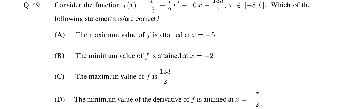 GATE 2025 DA question 49