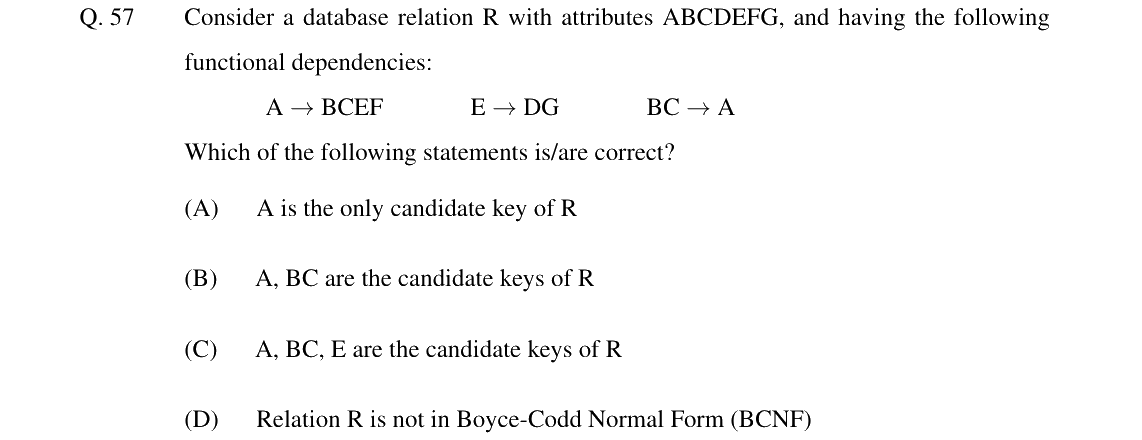 GATE 2025 DA question 57