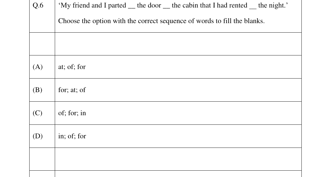 GATE 2026 DA question 6