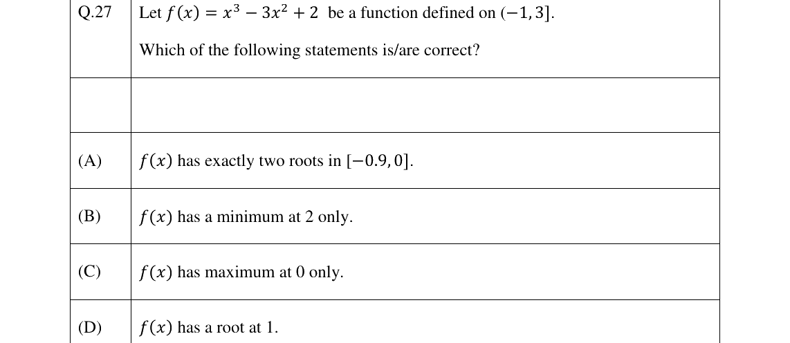 GATE 2026 DA question 27