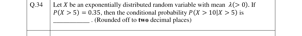 GATE 2026 DA question 34