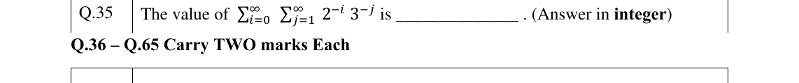 GATE 2026 DA question 35