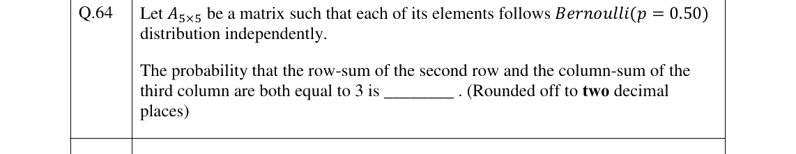 GATE 2026 DA question 64