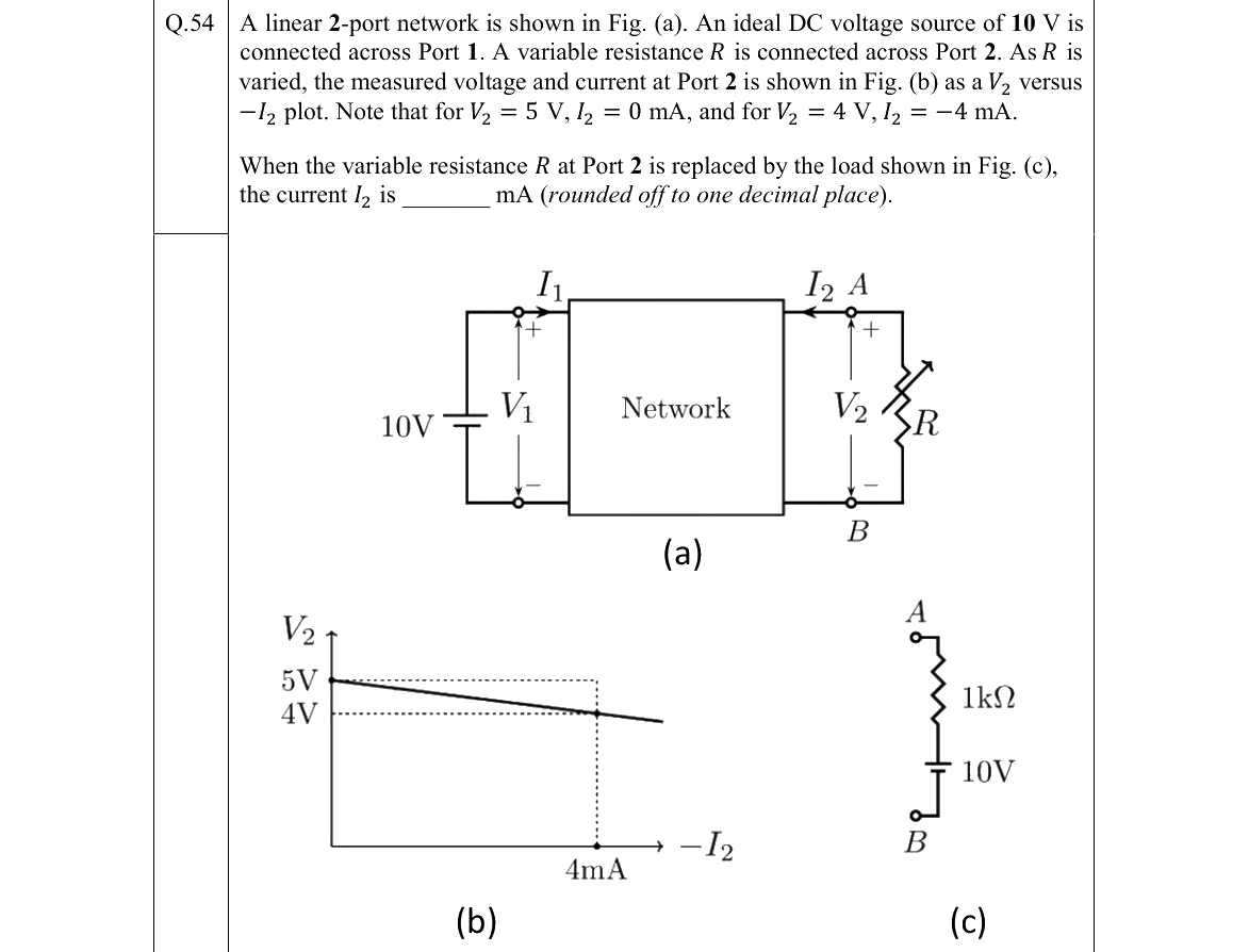 GATE 2022 EC question 54