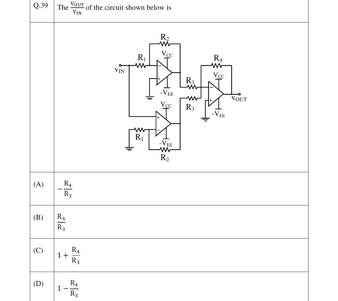 GATE 2023 EC question 39