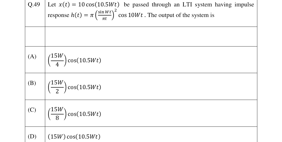 GATE 2023 EC question 49