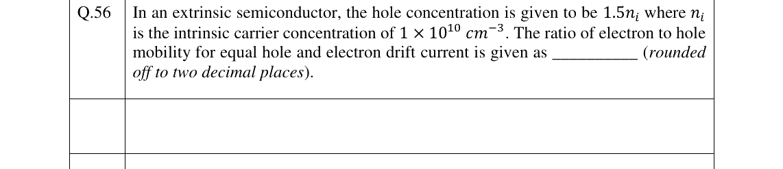 GATE 2023 EC question 56