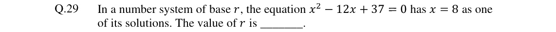 GATE 2024 EC question 29