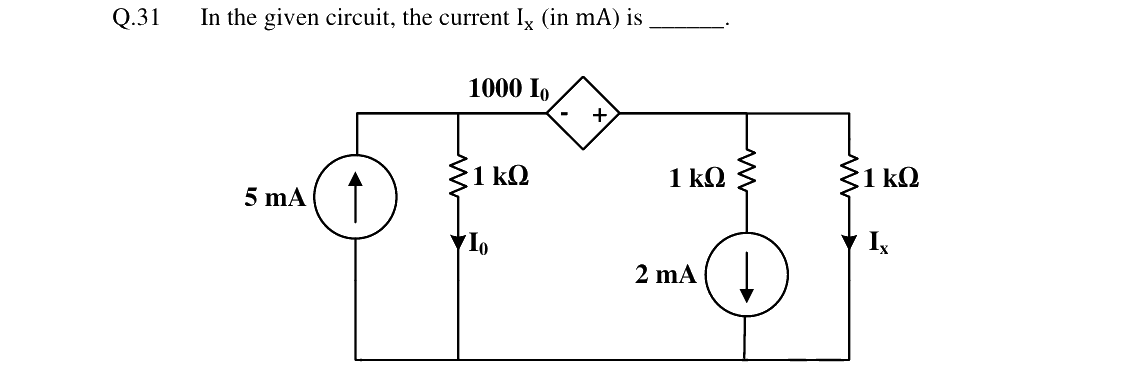 GATE 2024 EC question 31