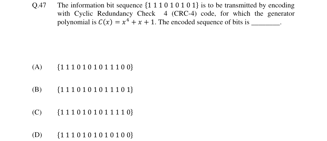 GATE 2024 EC question 47