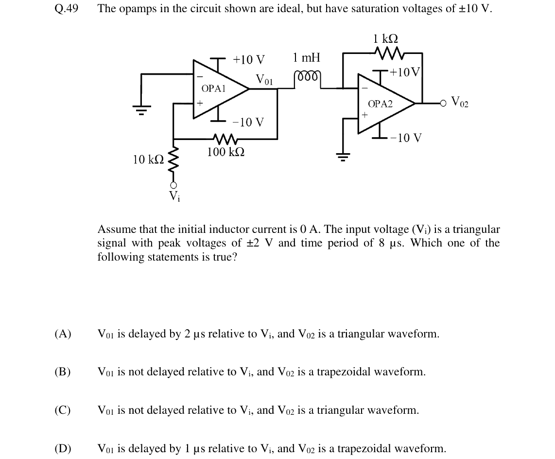 GATE 2024 EC question 49