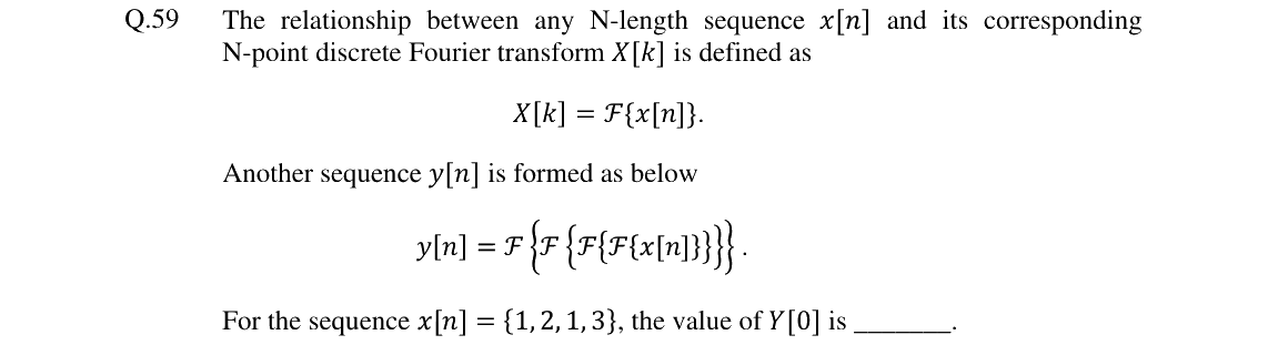 GATE 2024 EC question 59