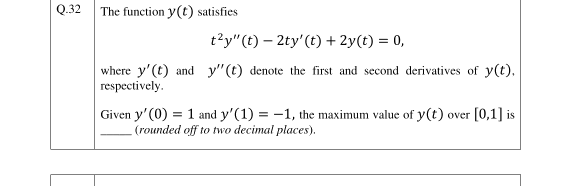 GATE 2025 EC question 32