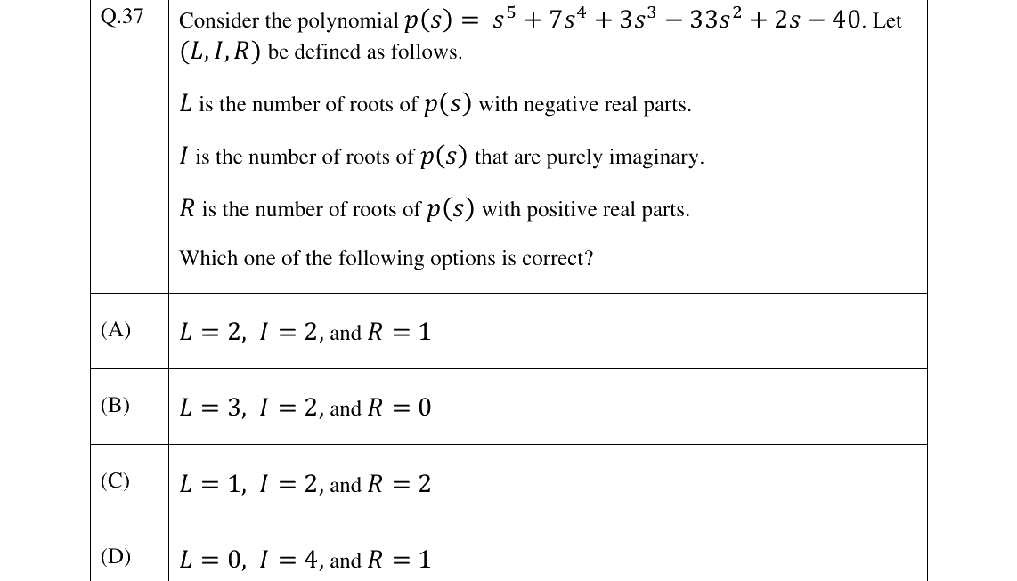 GATE 2025 EC question 37