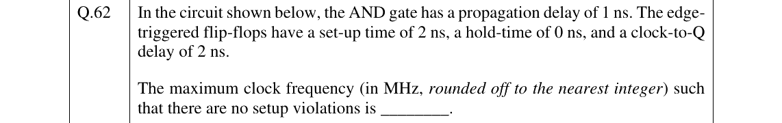 GATE 2025 EC question 62